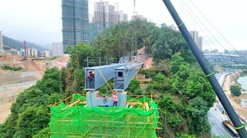 三明市区首座高空玻璃桥开建就在这个大型湿地公园