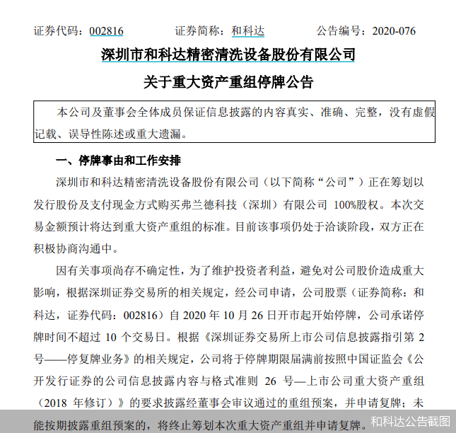 鸿博股份|易主后首谋重组 和科达欲借弗兰德翻身