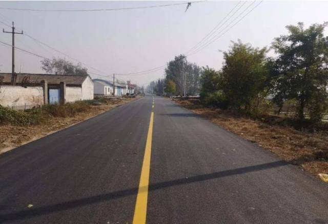 贯通西南片区7个村庄,金乡这条柏油马路完工通车了