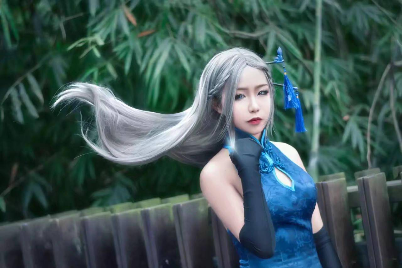 剑三唐门同人旗袍 炮姐cosplay_手机搜狐网