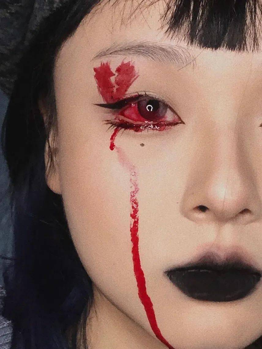伤痕|都万圣节了你的妆容还不来点儿刺激的？