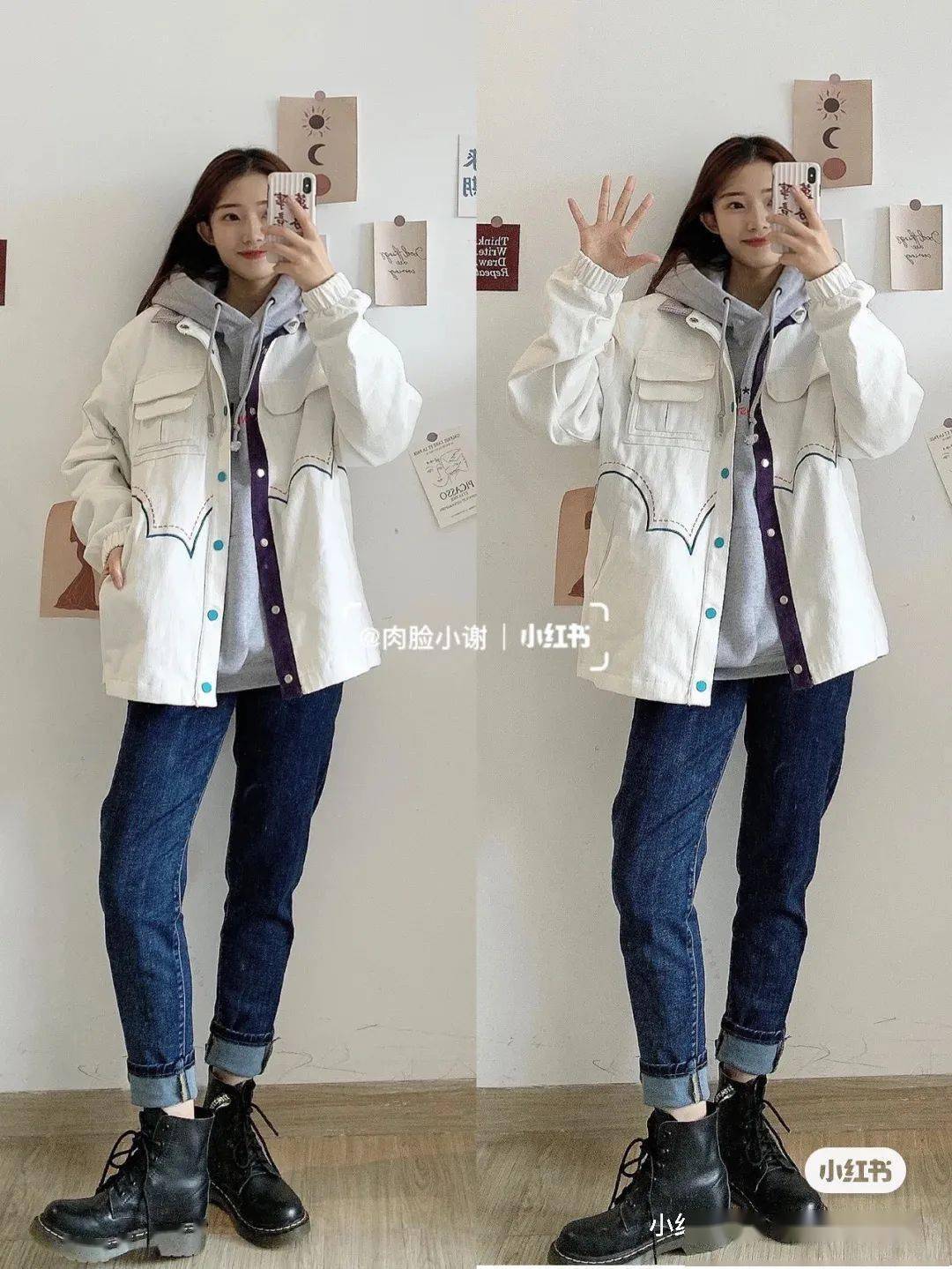 生活| 18套秋冬厚衣服穿搭,上学上班全都有!