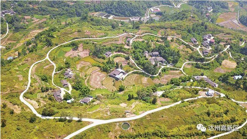 达州高新区:田园披锦绣 幸福满乡村