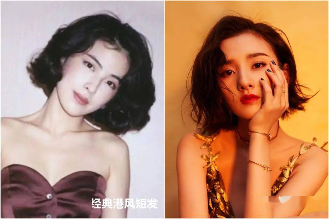 短发|倪妮的新发型太美了！技术分析：什么样的人适合港风短发？