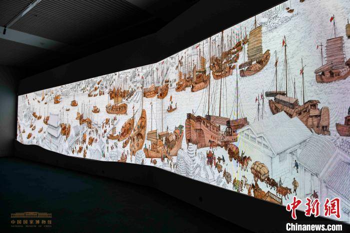 舟楫|“舟楫千里”“漂”进国博 再现大运河2500多年历史