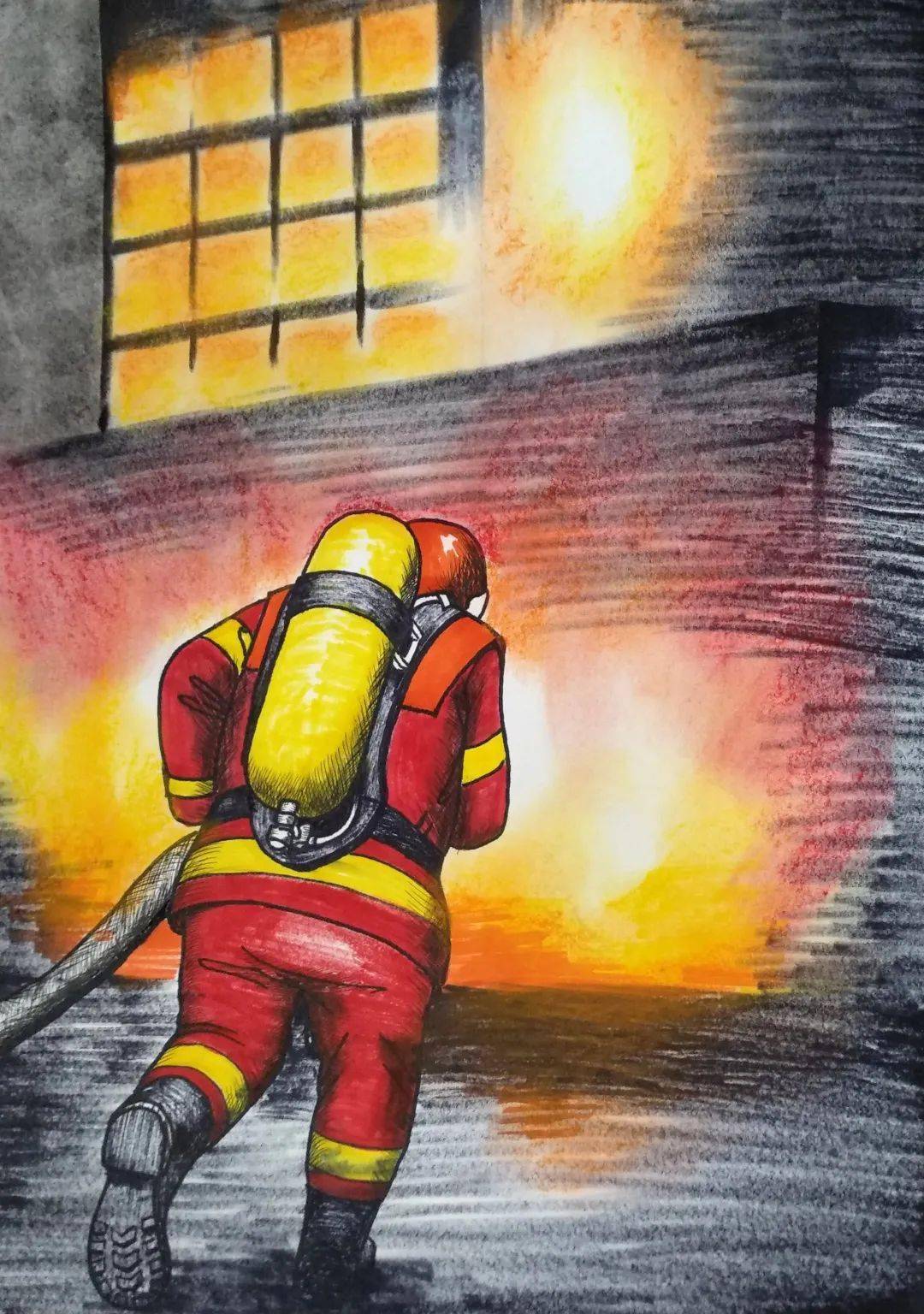"我是小小消防员"绘画比赛获奖名单出炉!有你家娃的作品吗?