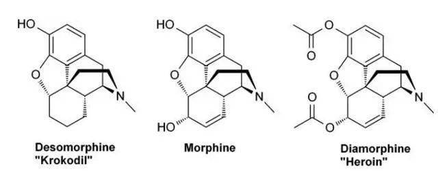 "鳄鱼" 是不纯净的二氢脱氧吗啡 吸毒者通常在自家的厨房进行毒品