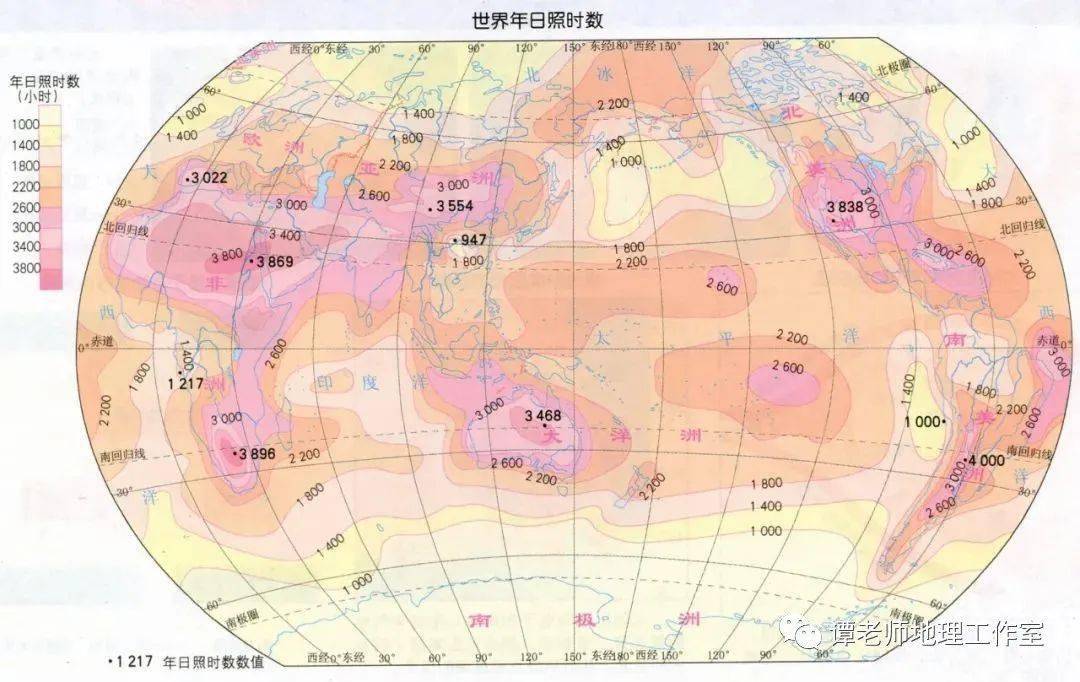 太阳辐射影响人口分布吗_世界年太阳辐射量分布