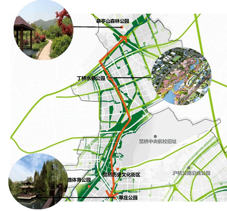江干绿道系统规划出炉!未来要这样建!新名字,有你家附近的吗?