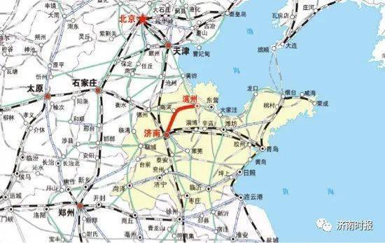 公路,依次上跨规划地铁r3线,机场高速,在建邯济胶济联络线后沿机场高