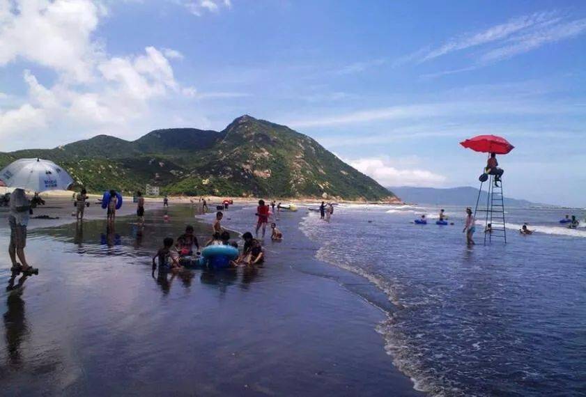 台山赤溪镇黑沙湾-赶海游钓好地方