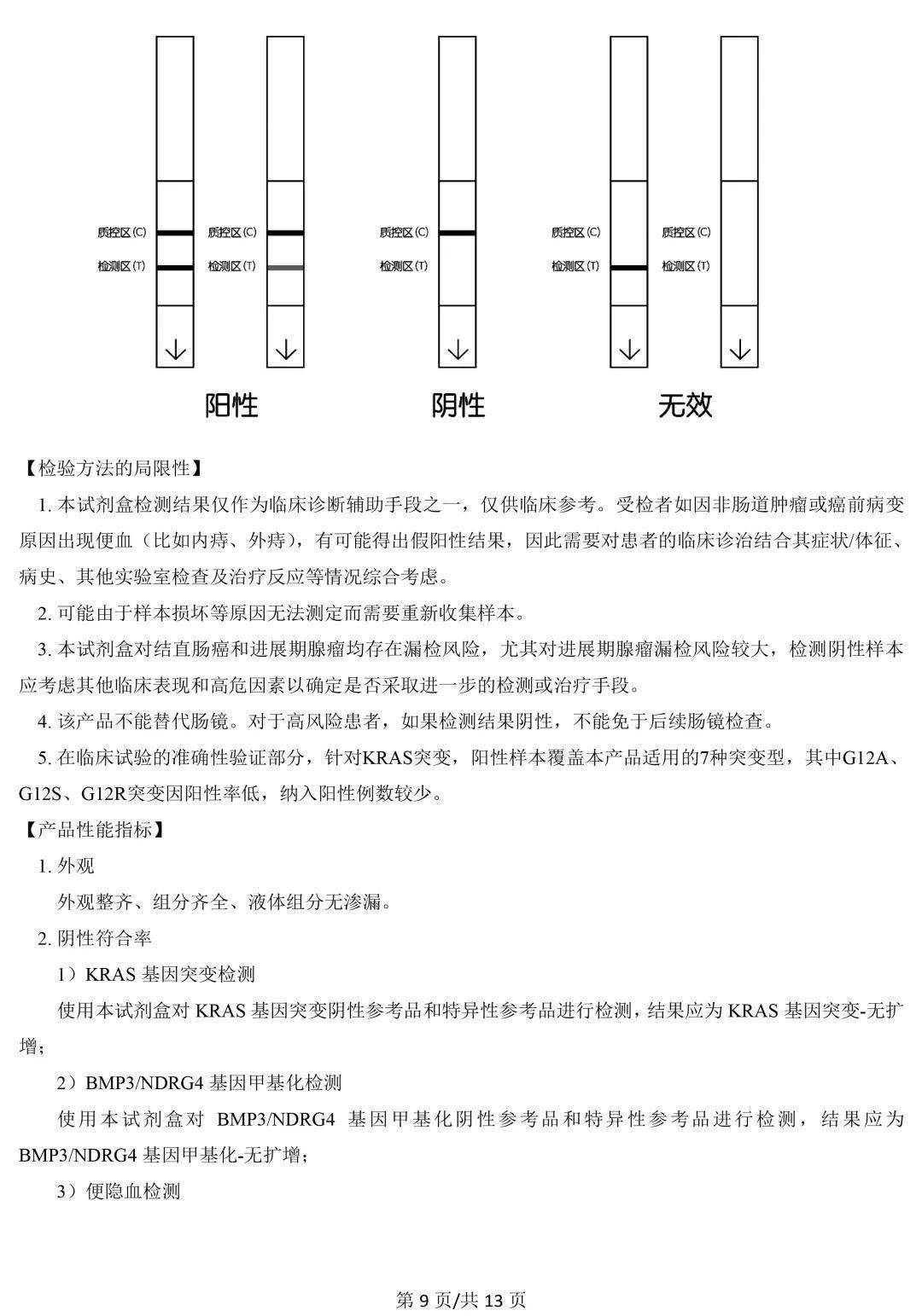 及bmp3ndrg4基因甲基化和便隐血联合检测试剂盒pcr荧光探针法胶体金法