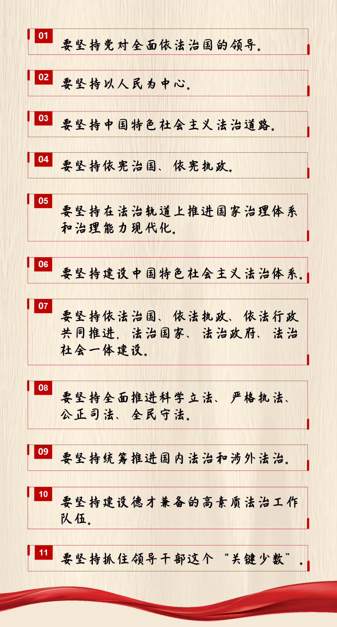 中央全面依法治国工作会议上的11个金句你记住了吗