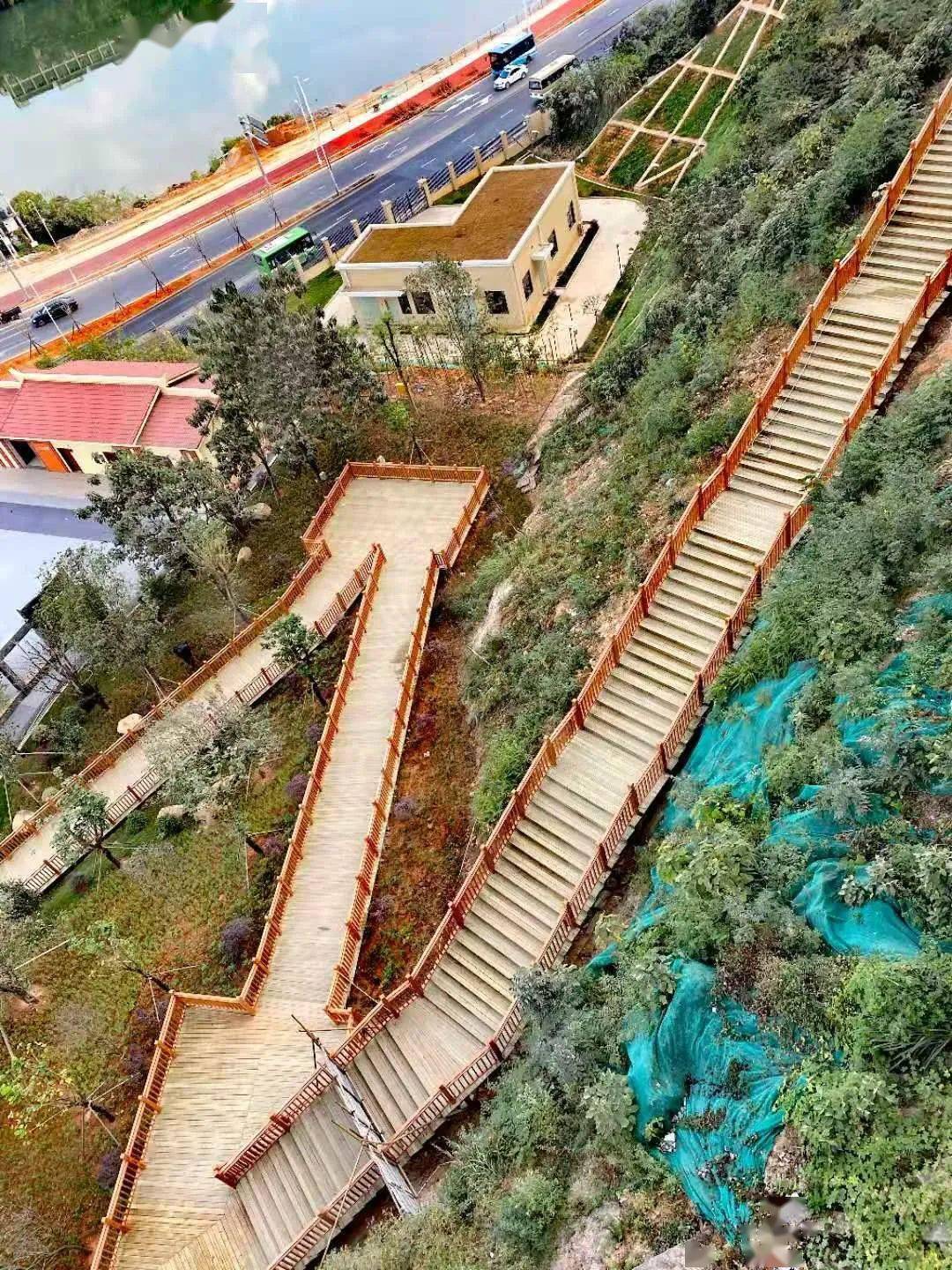 贵溪洋湿地公园从动工开始 在三明市贵溪洋生态湿地公园项目工地