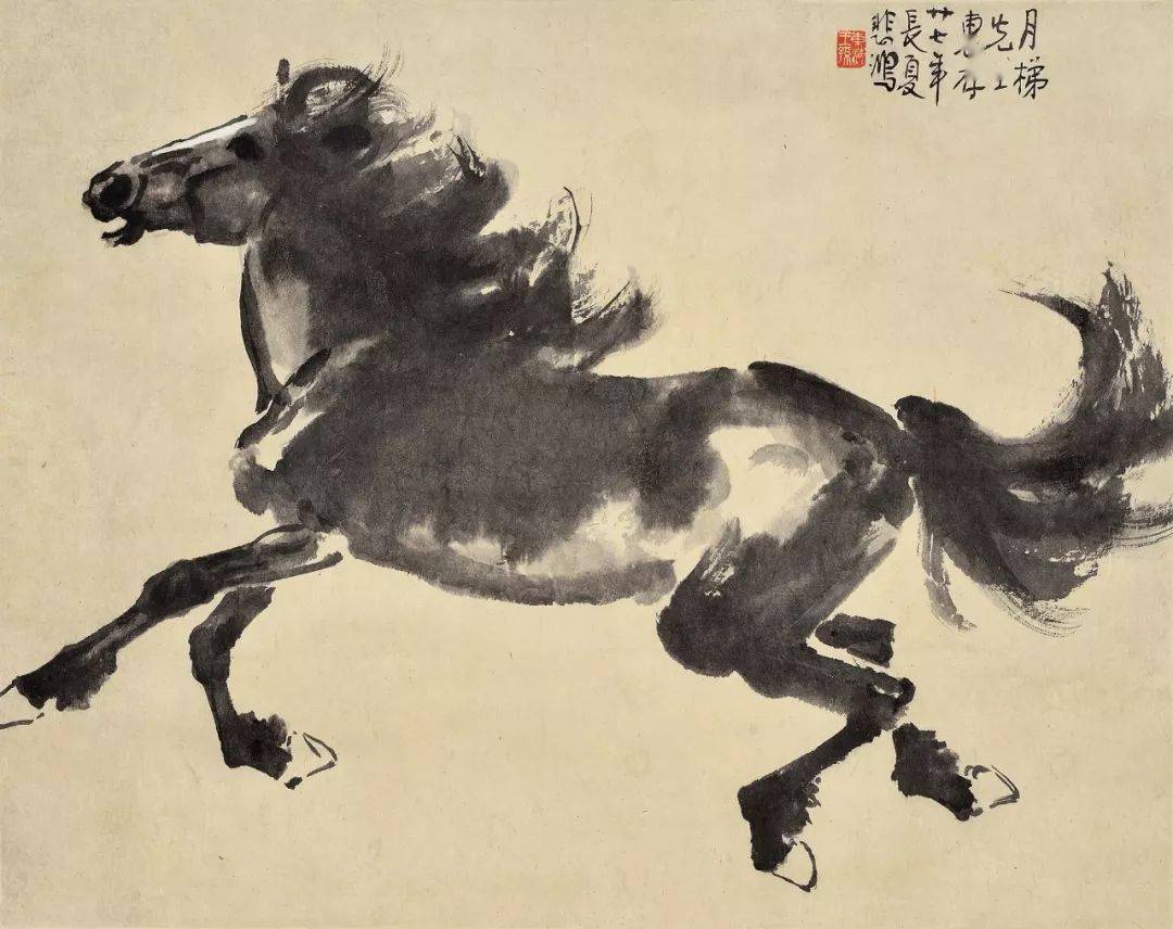 元 赵孟頫 牧马图