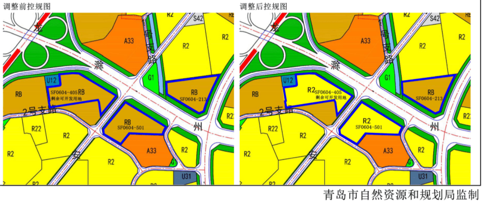 浮山新区这三个地块规划调整 拟建住宅,商业等项目