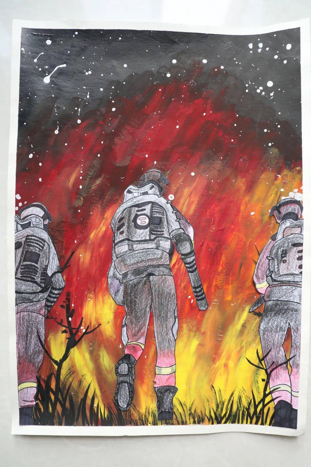 【消防宣传月】 "我是小小消防员"第五届儿童消防绘画大赛作品展播第