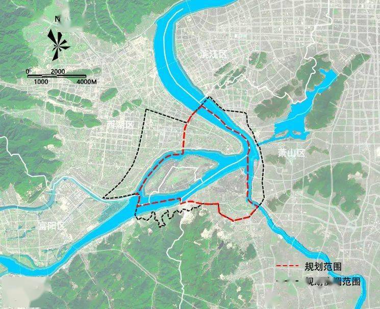绿心公园规划范围示意图我们前几天已经写了一篇有关三江汇的热文
