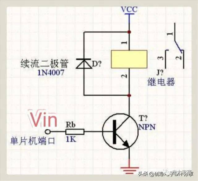 很多设计都用npn三极管驱动继电器,不可以用pnp驱动吗