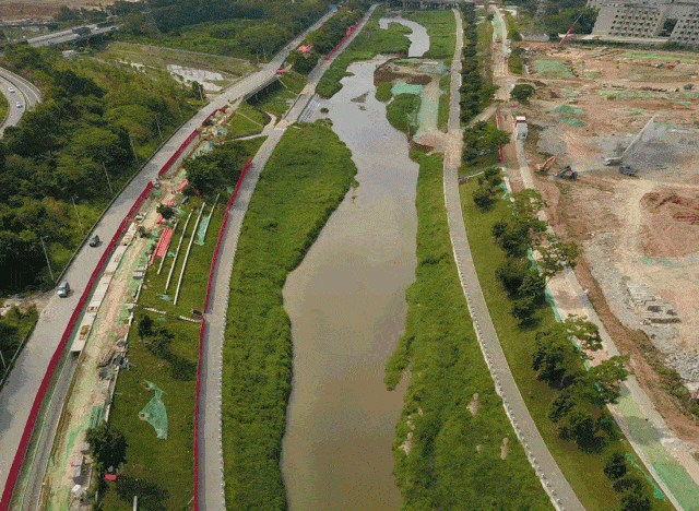AR精选 | 重塑河道生命系统 ：深圳茅洲河碧道·光明段生态修复试点 — EADG_丁坝