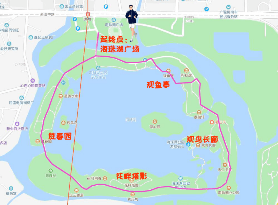 11月28日海珠湖徒步打卡现场演练视频拍摄技巧轻松告别游客照