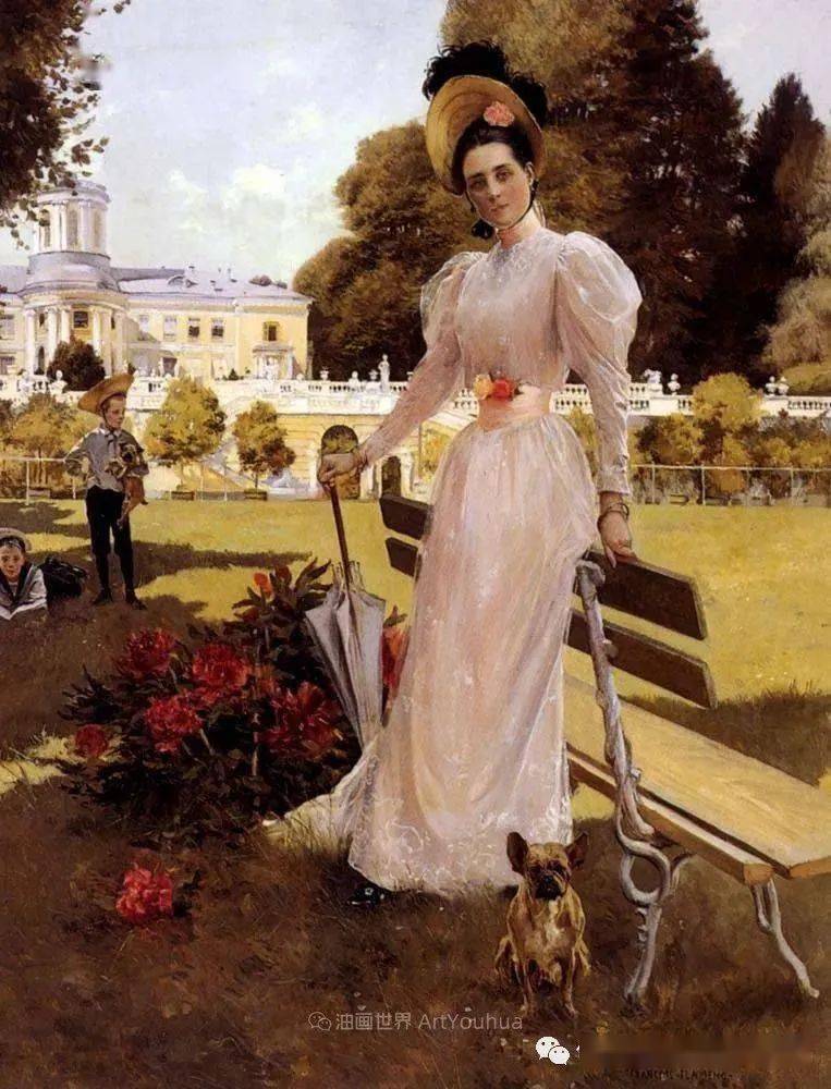 法国第一张钞票的设计者——弗朗索瓦·弗拉芒油画作品欣赏