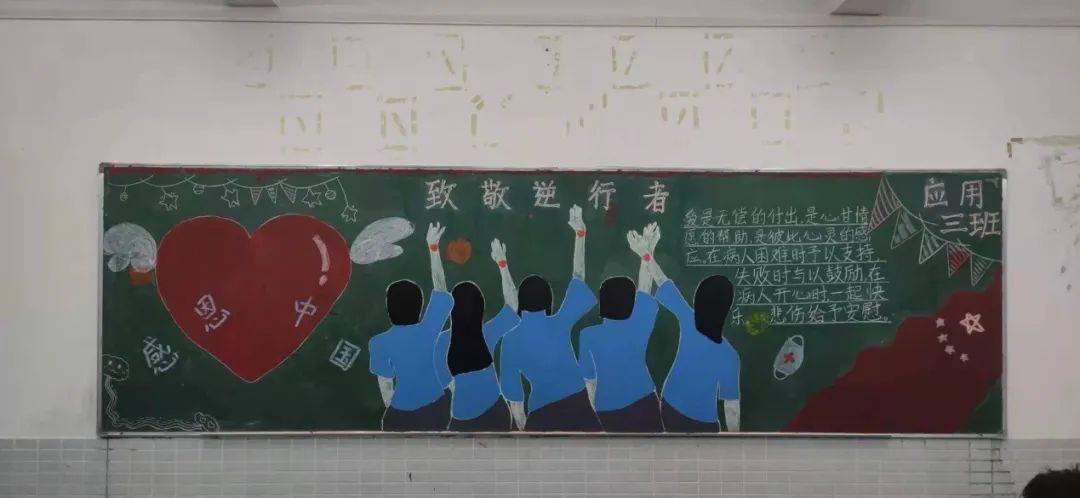 信息工程学院2020级感恩主题黑板报评比结果新鲜出炉啦