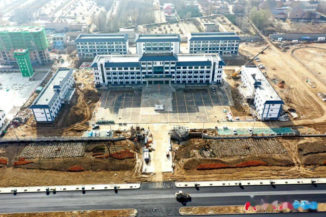 广河一中城东分校建设现场