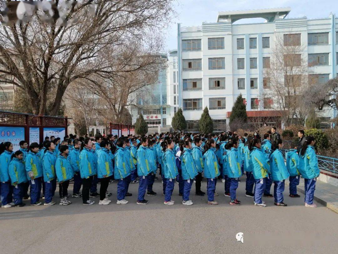 会宁县枝阳中学应急演练