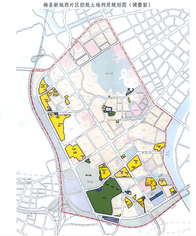 迎来大变化梅县新城西片区最新详细规划出炉
