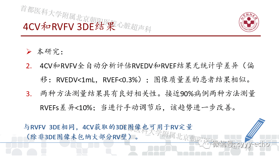 全自动三维超声心动图评价右室射血分数的预后价值右室为主切面和心尖