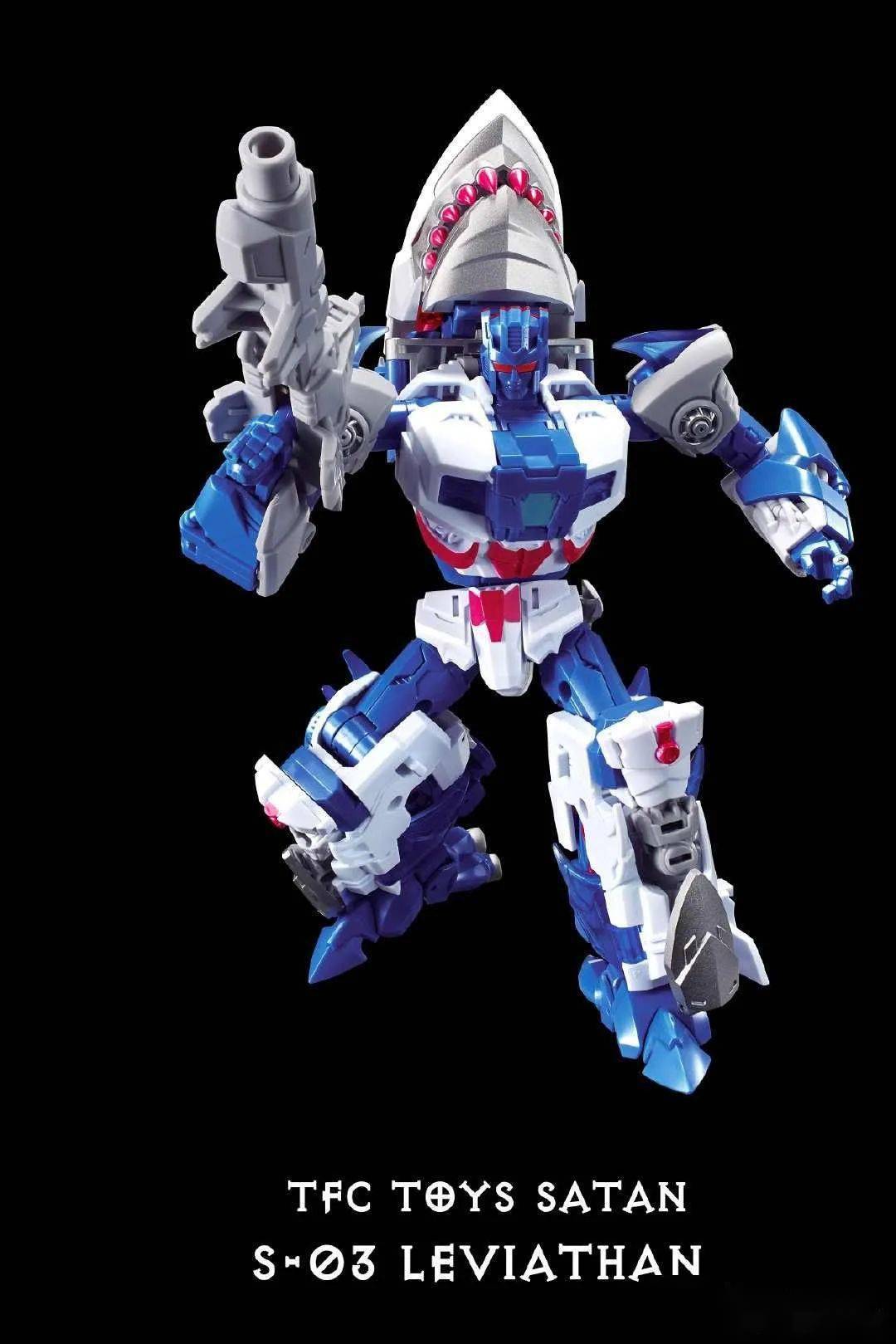 资讯变形金刚非官方tfctoys碎尸鲨利维坦求雨鬼合体