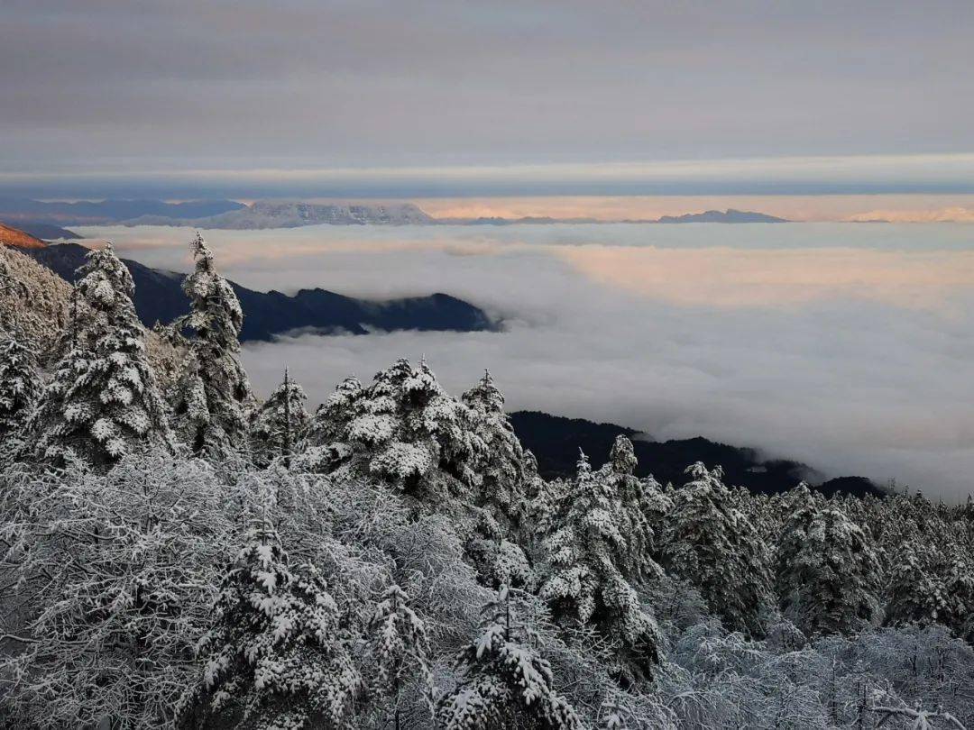 峨眉山最真实的雪景,你在热搜上永远看不到