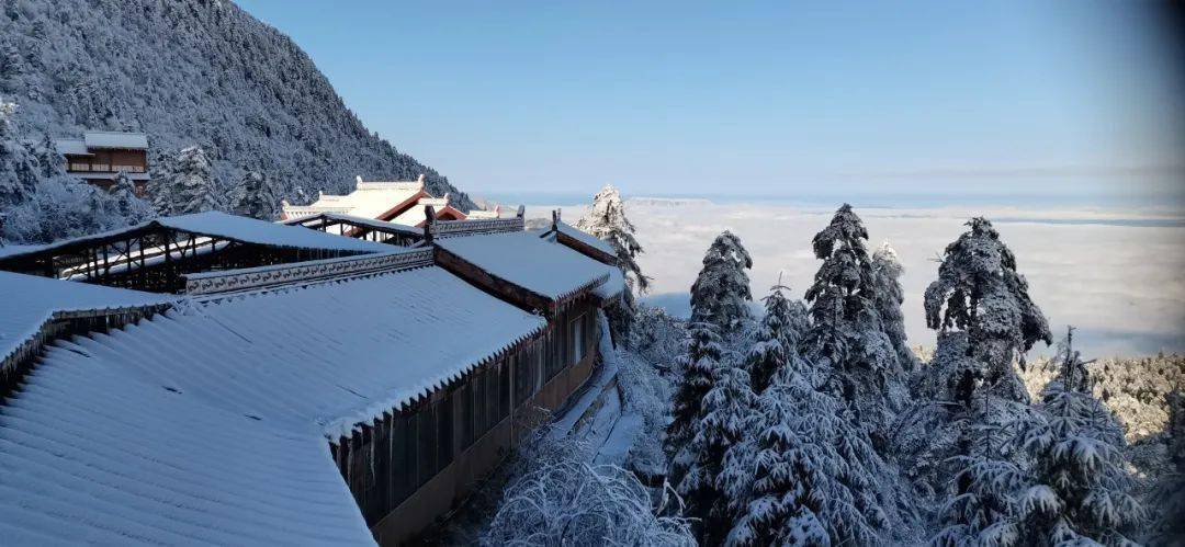 峨眉山最真实的雪景,你在热搜上永远看不到