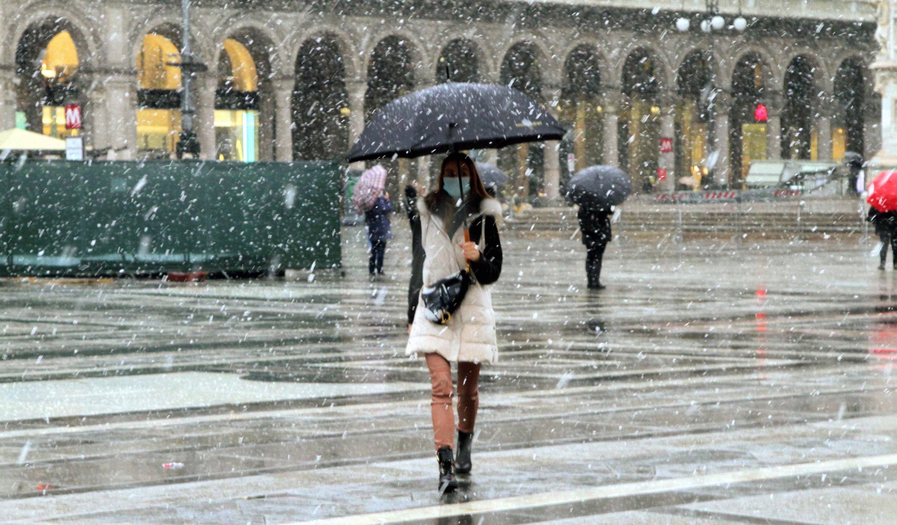 意大利降雪