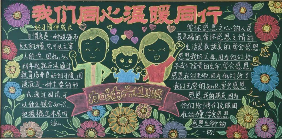 家校携手,共育未来_黑板报