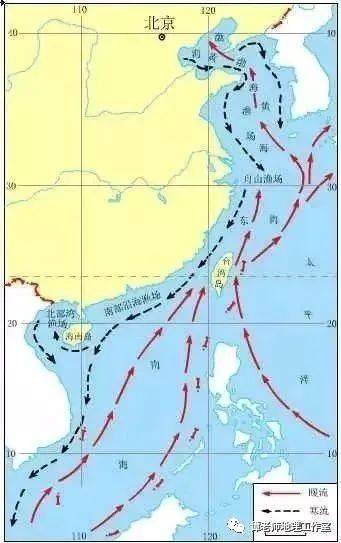 东经120°30′～125°00′,是中国最大的渔场