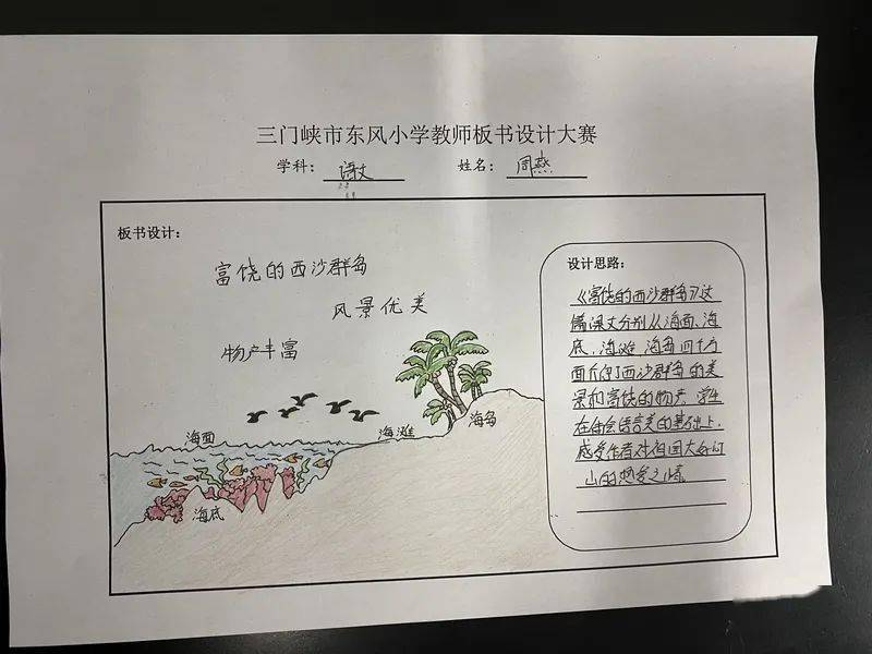 板书有创意 设计出心裁—三门峡市东风小学教师板书设计大赛