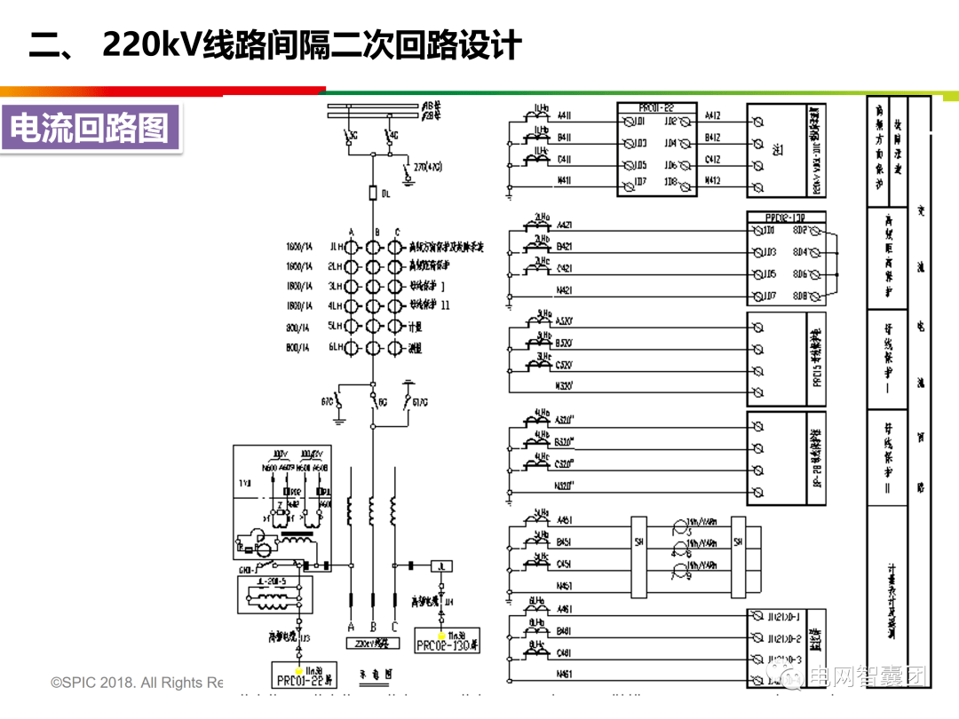 220kv线路间隔二次回路设计