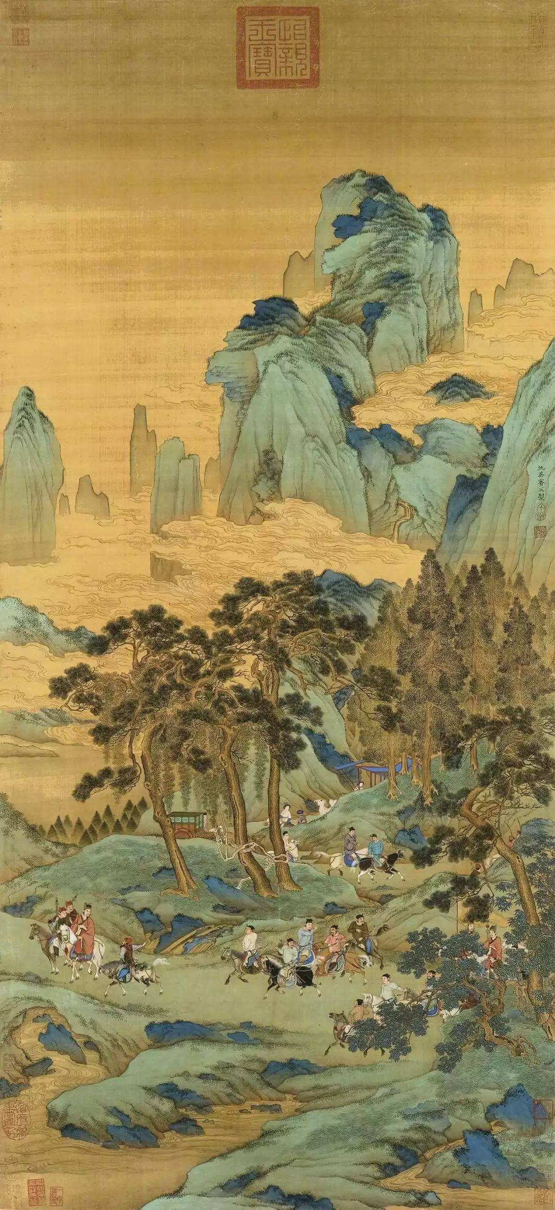 青绿山水仇英