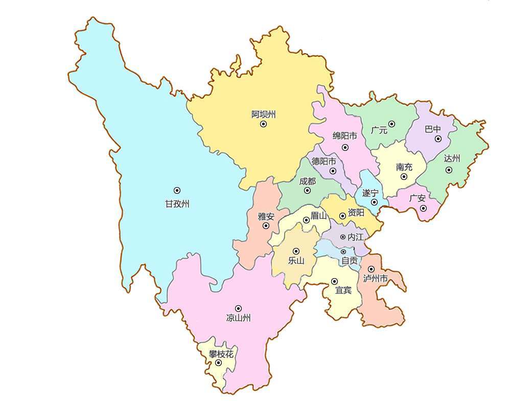 1985年区划调整后的四川各市人口情况重庆突破1000万人