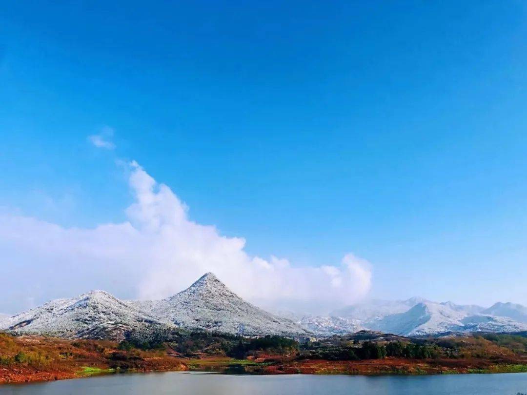 今天,金华又一座"雪山"c位出道!_尖峰山