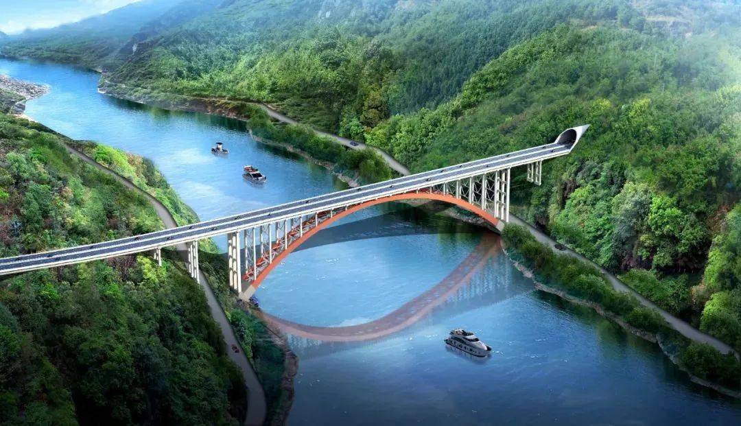 国内第一大跨径上承式钢箱拱桥澜沧江特大桥合龙