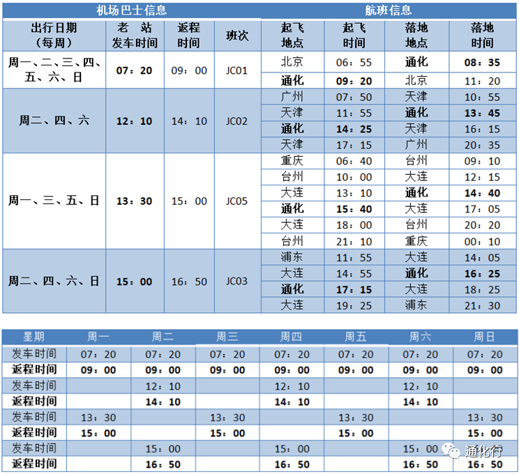 通化出行小伙伴:通化机场航班时刻表 机场巴士时间来