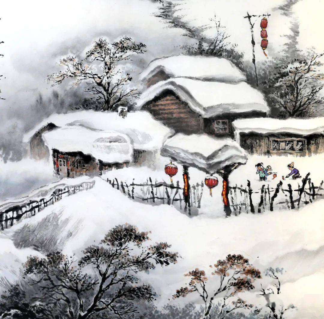 教大家画一幅简单又好看的冬季雪景素描铅笔风景画！ - 知乎