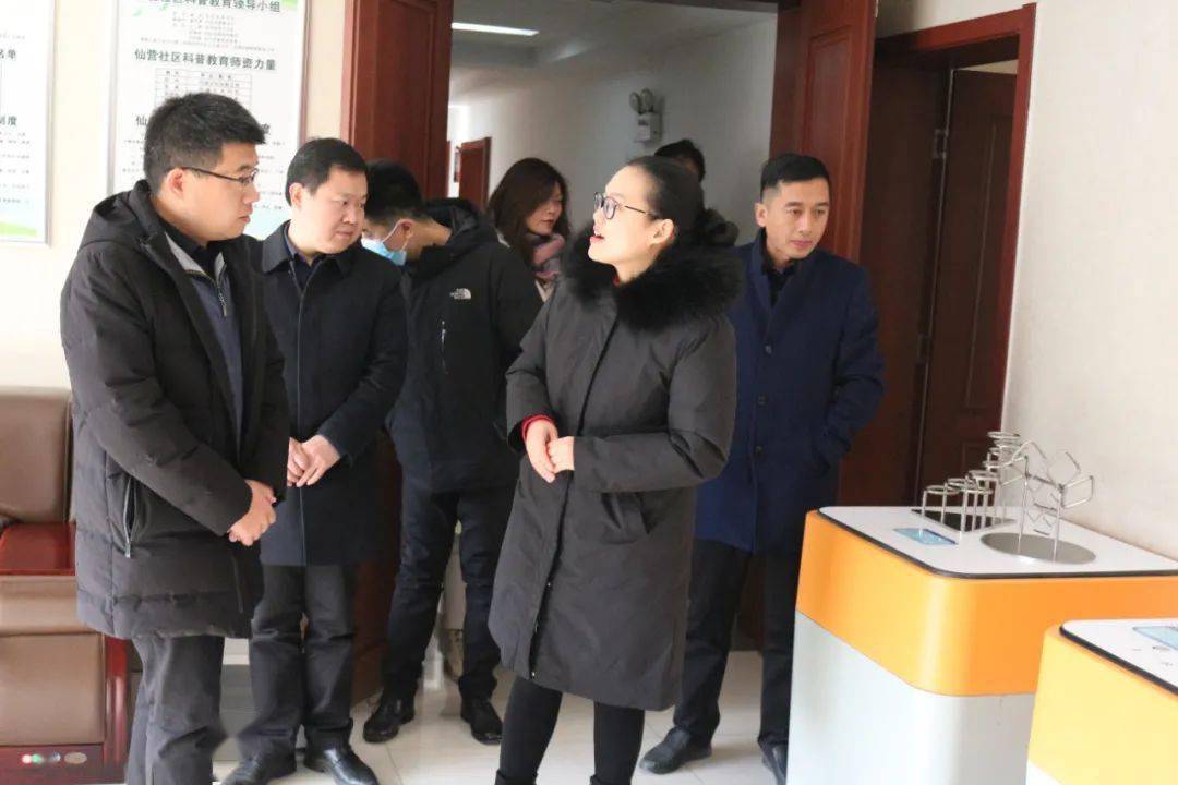 东阿县委常委曲成磊等一行莅临仙营街道考察文明创建工作