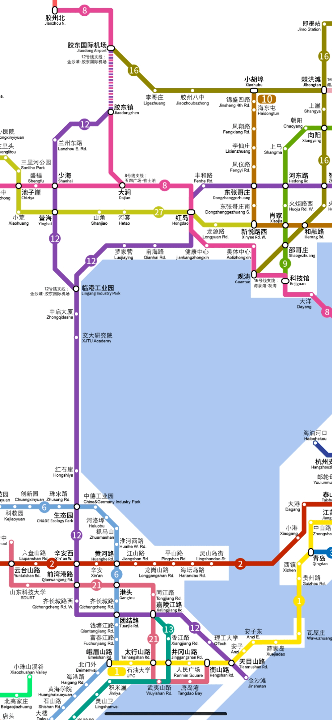 胶州:地铁12号线,区划调整进展,道路拓宽,公交.都有最新消息!