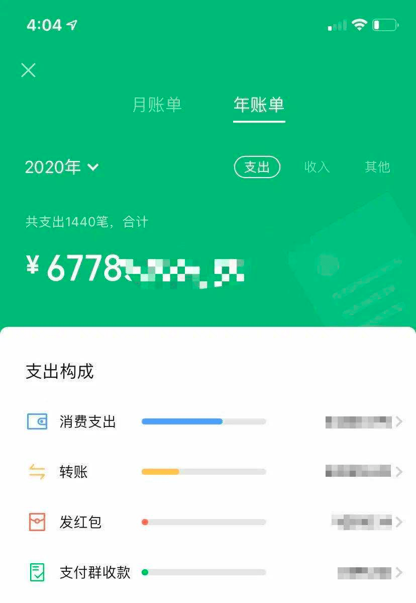 2020微信年度账单上线网友又到了暴富时刻