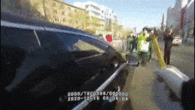 救人短短十分钟暖冬暖人间