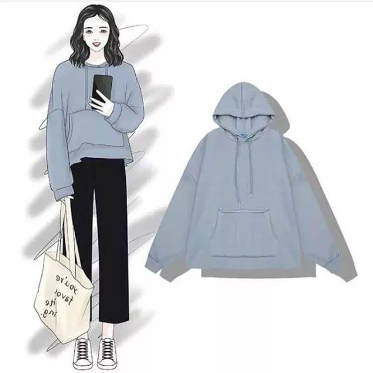 学校风衣服_学校简笔画